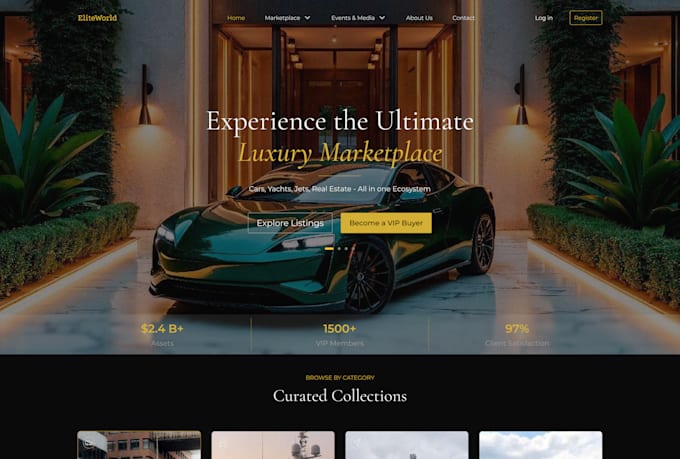 design a modern ecommerce website UI UX in figma